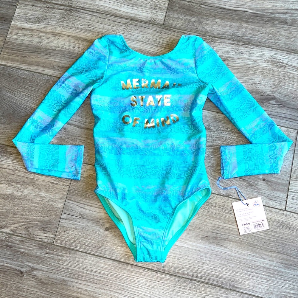 More than magic Girl Rashguards One Piece Swimsuit